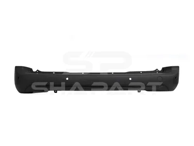 12.82258 Bumper, rear, black