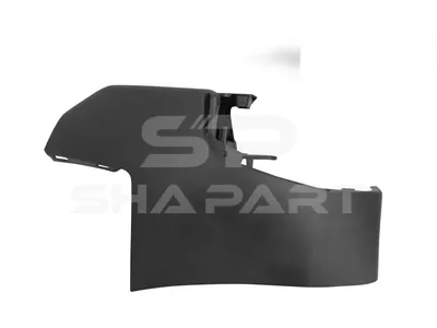 12.82266 Bumper corner, rear, left, black