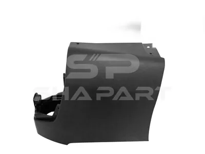 12.82271 Bumper corner, rear, left, black
