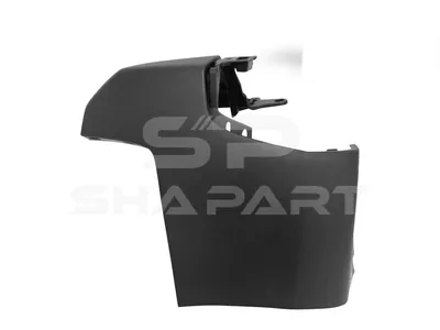 12.82275 Bumper corner, rear, left, black