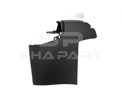 12.82276 Bumper corner, rear, right, black