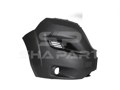 12.82283 Bumper corner, right, black