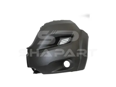 12.82286 Bumper corner, left, black