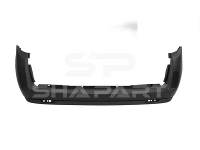 12.82314 Bumper, rear, black