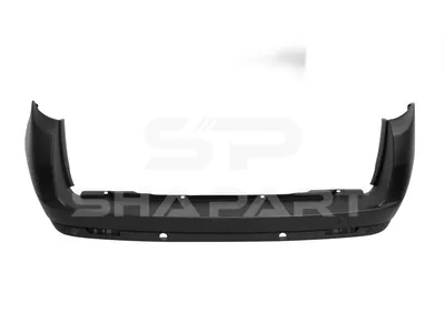 12.82327 Bumper, rear, black