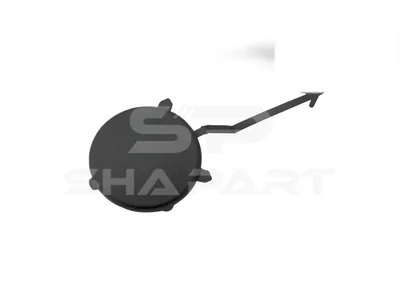 12.82343 Cover, towing eye, rear, primed