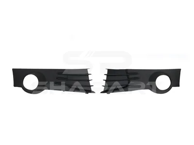 12.82390 Kit, Bumper cover, front, black