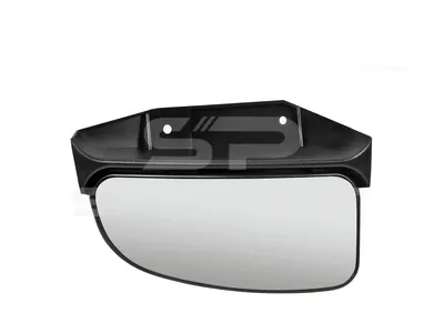12.83405 Mirror glass, wide view mirror, left, W: 127 mm, H: 255 mm