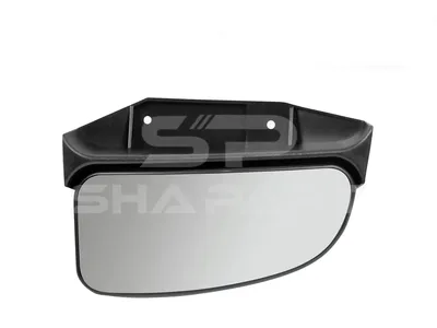 12.83406 Mirror glass, wide view mirror, right, W: 127 mm, H: 255 mm
