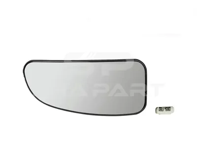 12.83409 Mirror glass, wide view mirror, left, heated, W: 118 mm, H: 188 mm