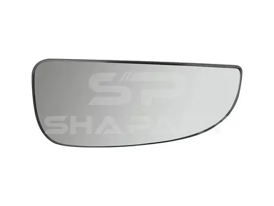12.83500 Mirror glass, wide view mirror, right, W: 118 mm, H: 188 mm