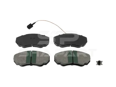 12.93105 Disc brake pad kit, without accessories, with wear indicator, W: 140.5 mm, S: 18.3 mm, H: 65.5 mm
