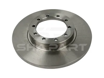 13.31008 Brake disc, D: 284 mm, 10 bores, P: 124 mm, d: 107 mm, H: 44 mm, S: 16 mm, s: 13 mm