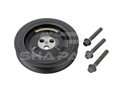 13.43576 Pulley, crankshaft, with screws, D: 168 mm