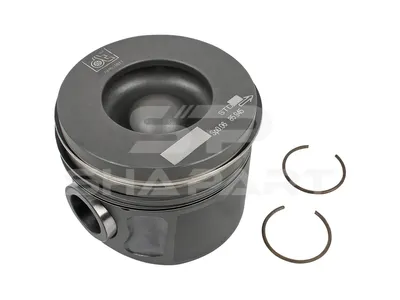 13.47200 Piston, complete with rings, D: 86 mm, L: 69.8 mm