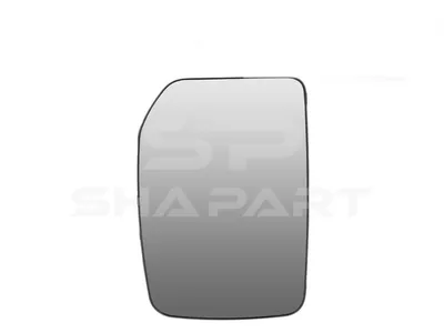 13.83067 Mirror glass, main mirror, left, electrical