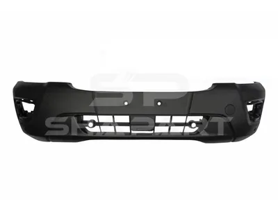 13.87028 Bumper, front, black