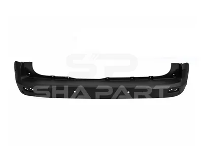 13.87034 Bumper, rear, black