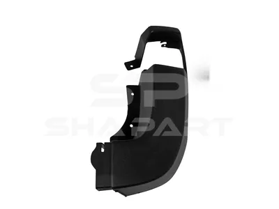 13.87056 Bumper corner, rear, right, black