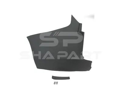 13.87060 Bumper corner, rear, left, grey