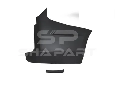 13.87061 Bumper corner, rear, right, grey