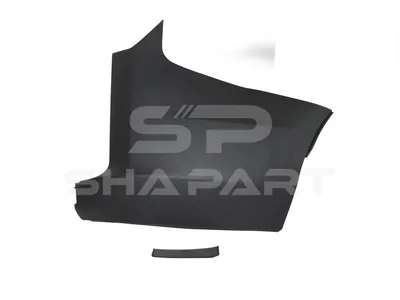13.87063 Bumper corner, rear, right, grey