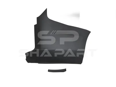 13.87065 Bumper corner, rear, right, primed