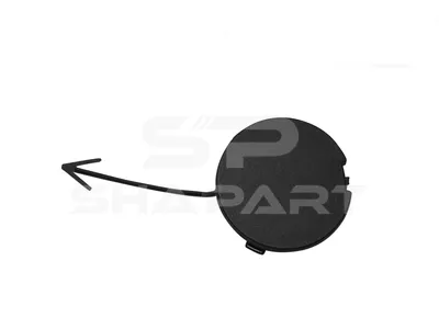 13.87104 Bumper cover, rear, black