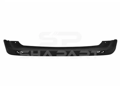 13.87504 Bumper, rear, grey