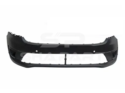 13.87507 Bumper, front, black