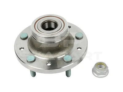 13.92108 Wheel hub, with nut, d: 37 mm, D: 198.5 mm, 5 bores