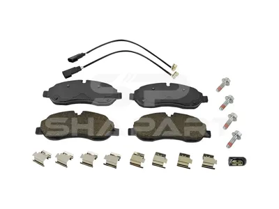 13.93108 Disc brake pad kit, with wear indicators, W: 171.8 mm, S: 17 mm, H: 68.8 mm