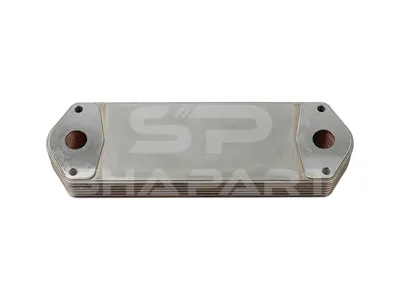 1.10119 Oil cooler, L: 395 mm, W: 120 mm, T: 52 mm, 7 layer