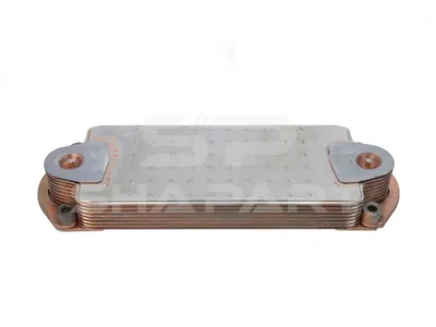 1.10121 Oil cooler, M8 x 40, L: 395 mm, W: 120 mm, T: 51 mm, 8 layer