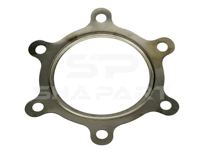 1.10556 Gasket, turbocharger, d: 78 mm, D: 140 mm, P: 118 mm, S: 0.4 mm