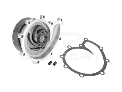 1.11115 Water pump, DI: 105 mm, DP: 155 mm, 8 grooves