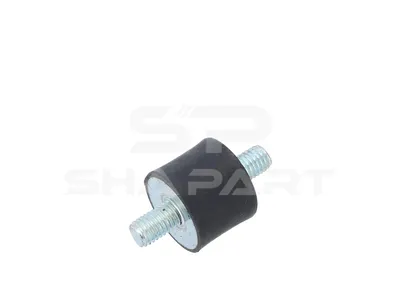 1.11131 Rubber buffer, D: 24 mm, M8 x 1,25, L: 45 mm, H: 20 mm