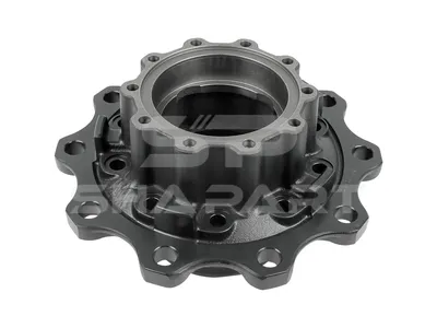 1.17211 Wheel hub, without bearings, without ABS ring, d1: 147 mm, d2: 147 mm, D: 380 mm, 10 bores, b: 24 mm, H: 213.5 mm
