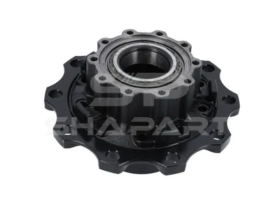1.17212 Wheel hub, with bearing, without ABS ring, d1: 147 mm, d2: 147 mm, D: 380 mm, 10 bores, b: 24 mm, H: 213.5 mm