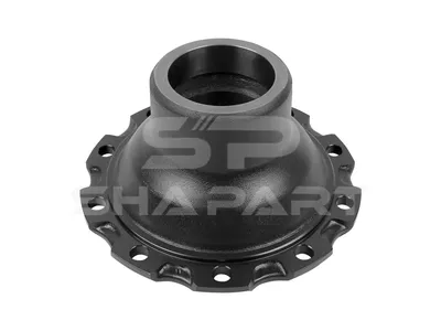 1.17301 Wheel hub, without bearings, d1: 127.3 mm, d2: 127 mm, D: 375 mm, 10 bores, b: 22.3 mm, H: 132 mm