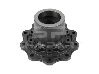 1.17302 Wheel hub, without bearings, d1: 127.3 mm, d2: 127 mm, D: 380 mm, 10 bores, b: 22.3 mm, P: 335 mm, H: 194 mm