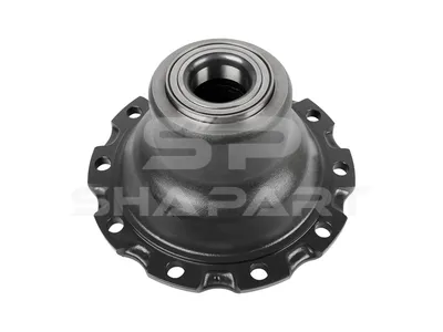 1.17311 Wheel hub, with bearing, d1: 127.3 mm, d2: 127 mm, D: 375 mm, 10 bores, b: 22.3 mm, H: 132 mm
