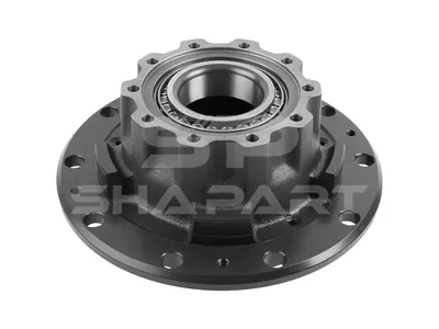 1.17315 Wheel hub, with bearing, d1: 147 mm, d2: 147 mm, D: 375 mm, 10 bores, b: 22.3 mm, H: 210 mm
