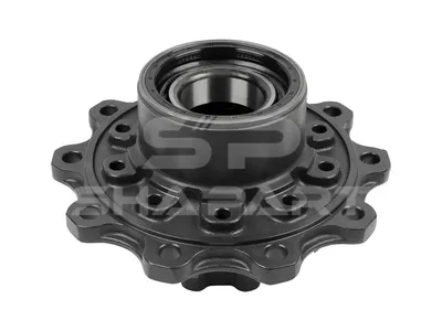 1.17316 Wheel hub, with bearing, d1: 147 mm, d2: 147 mm, D: 380 mm, 10 bores, b: 22.3 mm, H: 213.5 mm