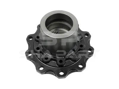 1.17319 Wheel hub, without bearings, d1: 153.6 mm, d2: 127 mm, D: 382 mm, 10 bores, b: 24 mm, P: 335 mm, H: 194 mm