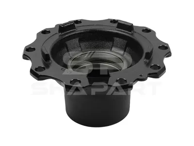 1.17326 Wheel hub, without bearings, d1: 127 mm, d2: 127 mm, D: 375 mm, 10 bores, b: 24 mm, M136 x 2, H: 137 mm
