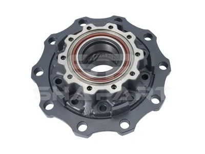 1.17364 Wheel hub, with bearing, d1: 148 mm, d2: 148 mm, D: 375 mm, 10 bores, b: 24 mm, H: 149.5 mm