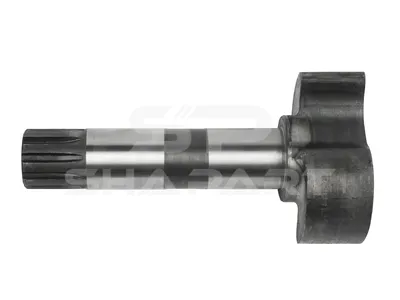 1.18176 Brake camshaft, right, D: 38 mm, SAE 1 1/2'' 10, L1: 210 mm, L2: 40 mm, L3: 159 mm, 10 teeth
