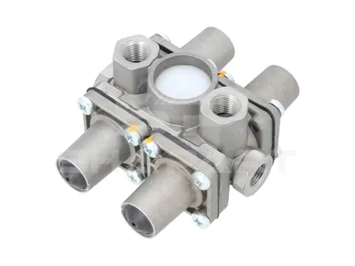 1.18303 4-circuit-protection valve, M16 x 1,5, M22 x 1,5, max. 20 bar, Po21: 6.5 bar, Po22: 6.5 bar, Po23: 6.5 bar, Po24: 6.5 bar, Pc21: 4.5 bar, Pc22: 4.5 bar, Pc23: 4.5 bar, Pc24: 4.5 bar