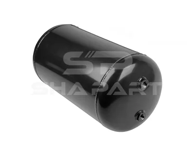 1.18394SP Air tank, grey, 30 l, D: 276 mm, M22 x 1,5, L: 571.5 mm, 15.5 bar
